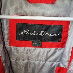 Eddie Bauer Red and Gray Women's Jacket